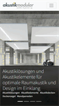 Mobile Screenshot of akustikmodular.ch